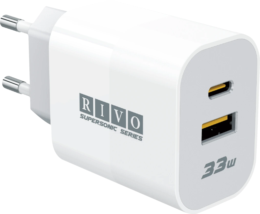 AS-33D 33W USB-C port and USB A port Adapter